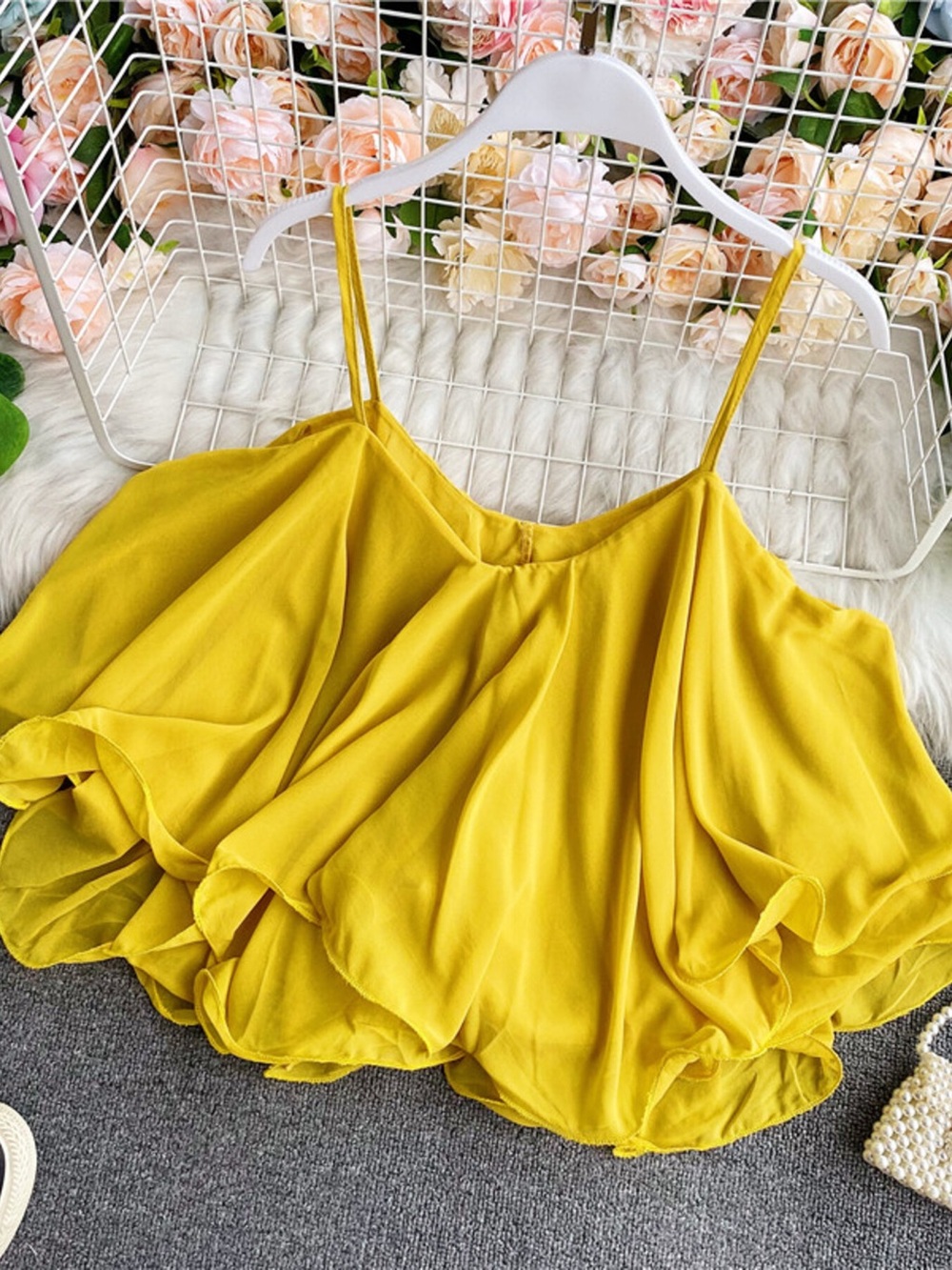 Ruffled Flowy Cami - Picture 7 of 14